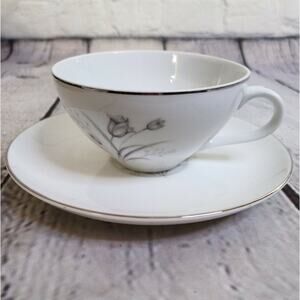 Creative Fine China Royal Elegance Teacup & Saucer Set of 3
